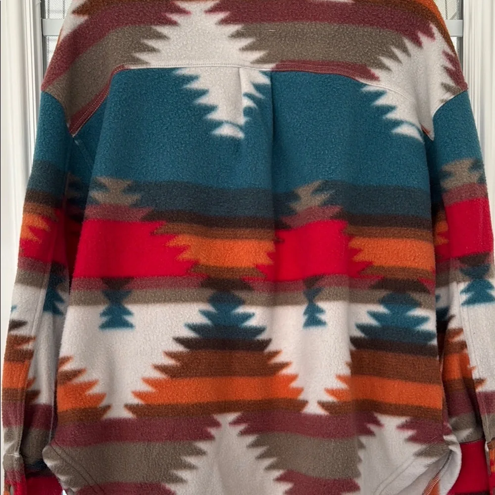 Colorful Aztec Patterned Jacket - Picture 9 of 10